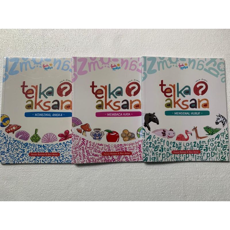 Teka Aksara terdiri 3 buku