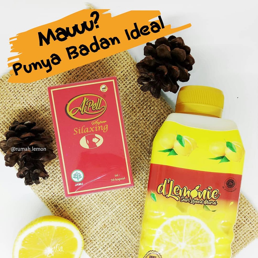 Paket Adel Super - Pelangsing Tubuh Alami (Apell Super & d'Lemonie)