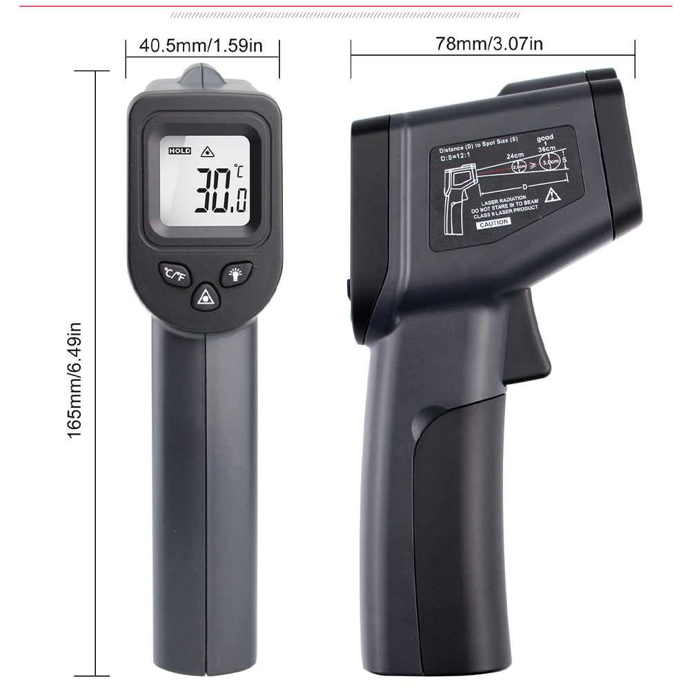 Kaemeasu Thermometer Infrared Digital Handheld Non Contact - KM-380