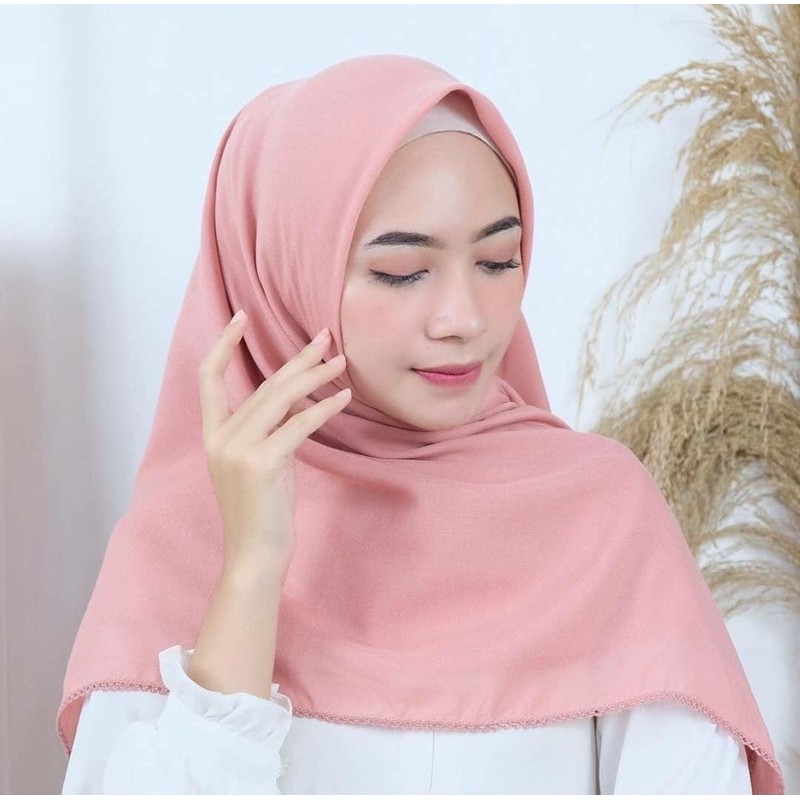 HIJAB JILBAB SEGIEMPAT BELLA CROCHET