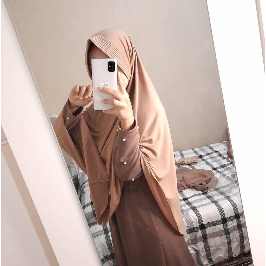 Khimar Ceruty 2 layer