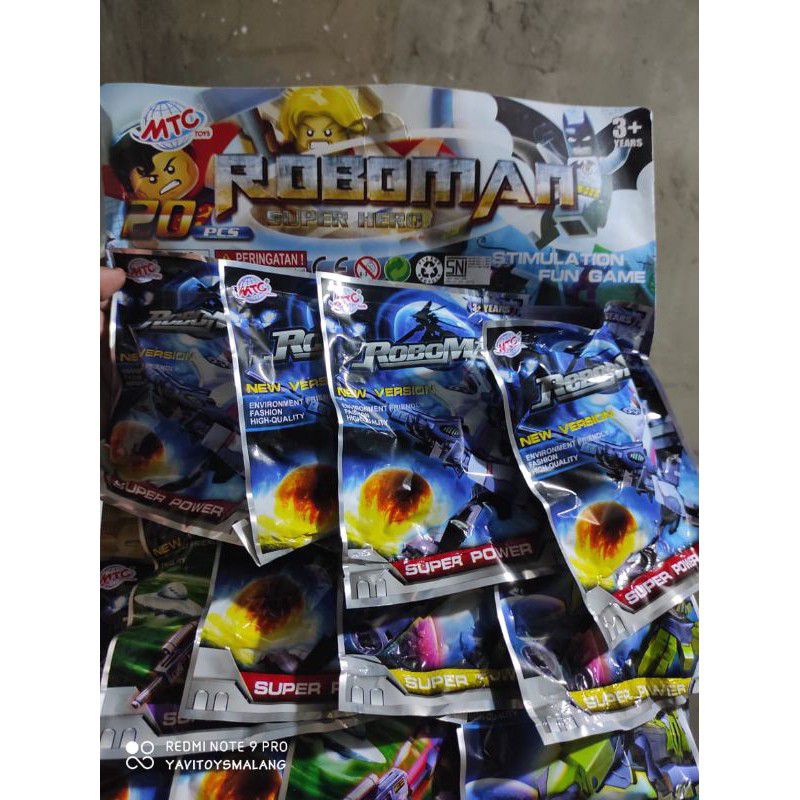 MAINAN ANAK EDUKASI ROBOMAN ROBOT B BENTUK TRANSFORMER BAHAN KARET SUPER BAGUS