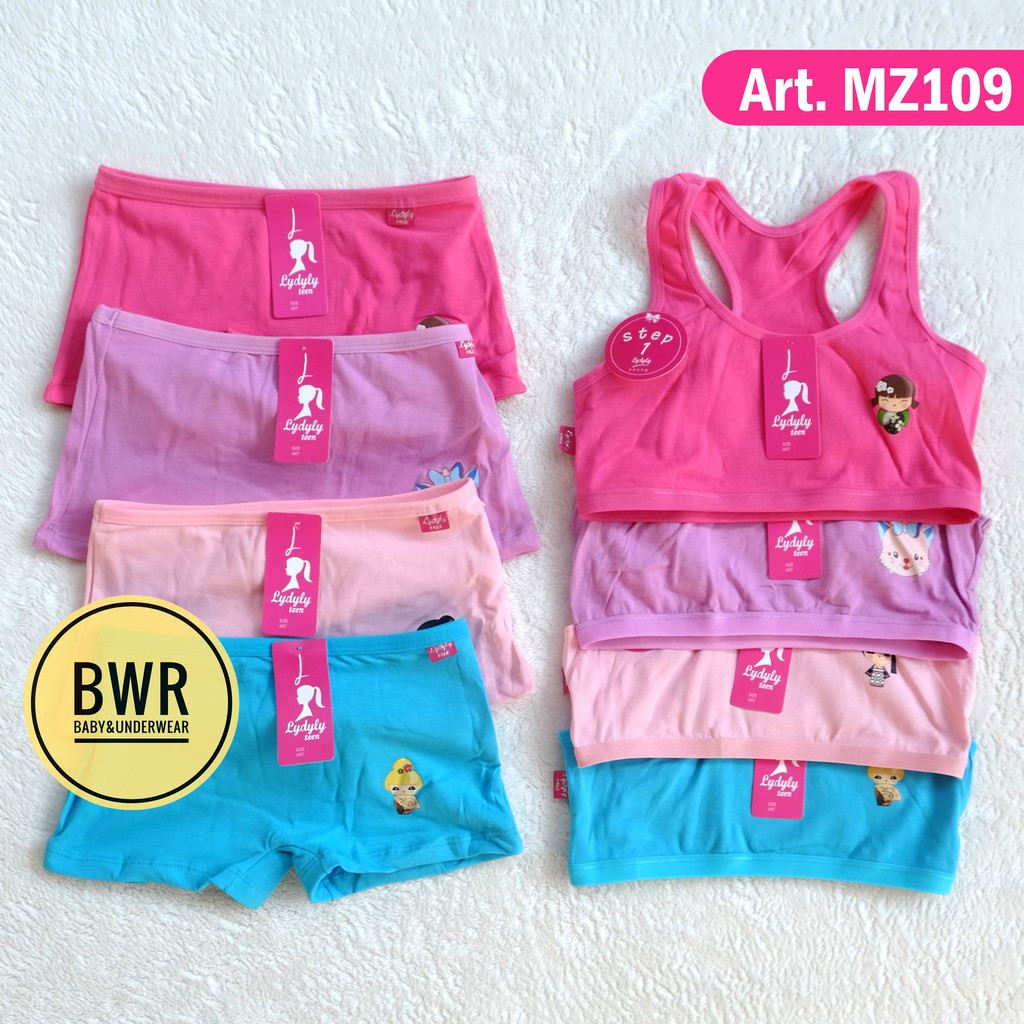 Setelan Miniset Lydyly 109 WARNA POLOS / Miniset Lydyly Mz109 Kaos Dalam Anak / Tangtop Anak Pilih Warna | Bwr