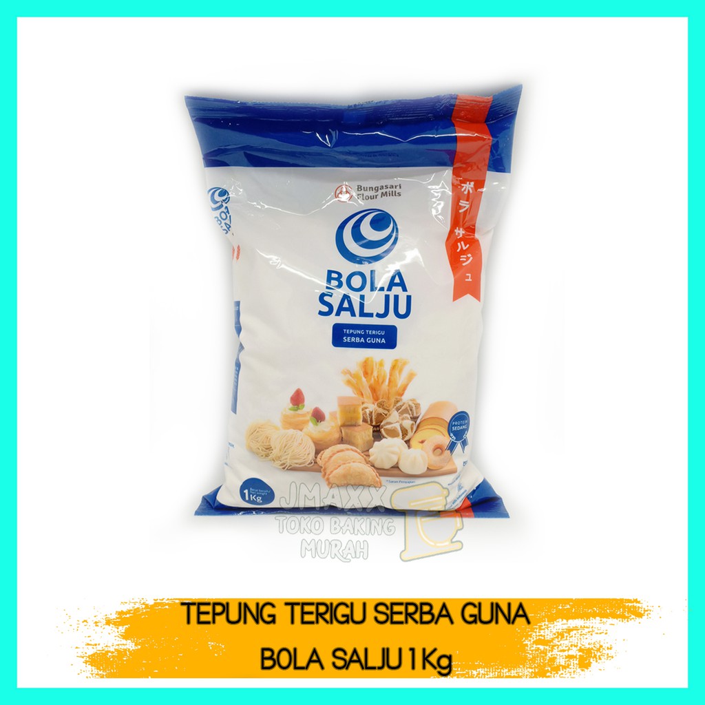 

TEPUNG TERIGU SERBA GUNA BOLA SALJU 1KG