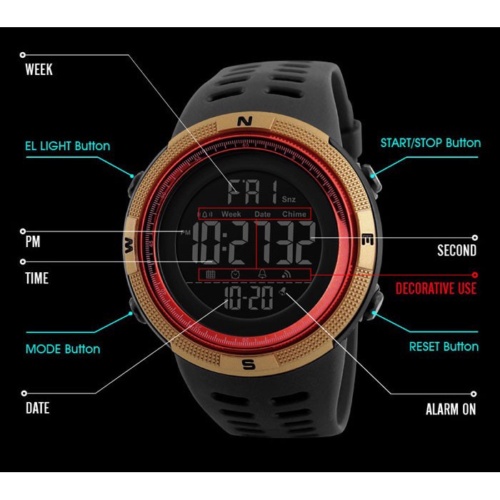 SKMEI Jam Tangan Digital Pria - DG1251