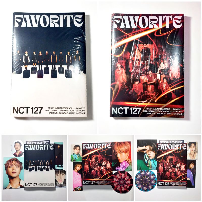 READY STOCK Photobook Favorite NCT 127 With poster Sealed Unsealed Catharsis Classic Version Photoca