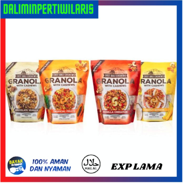 

BISA COD East Bali Cashews - Granola With Cashews 400gr FREE ONGKIR [Kode 1|Kode 2|Kode 3|Kode
