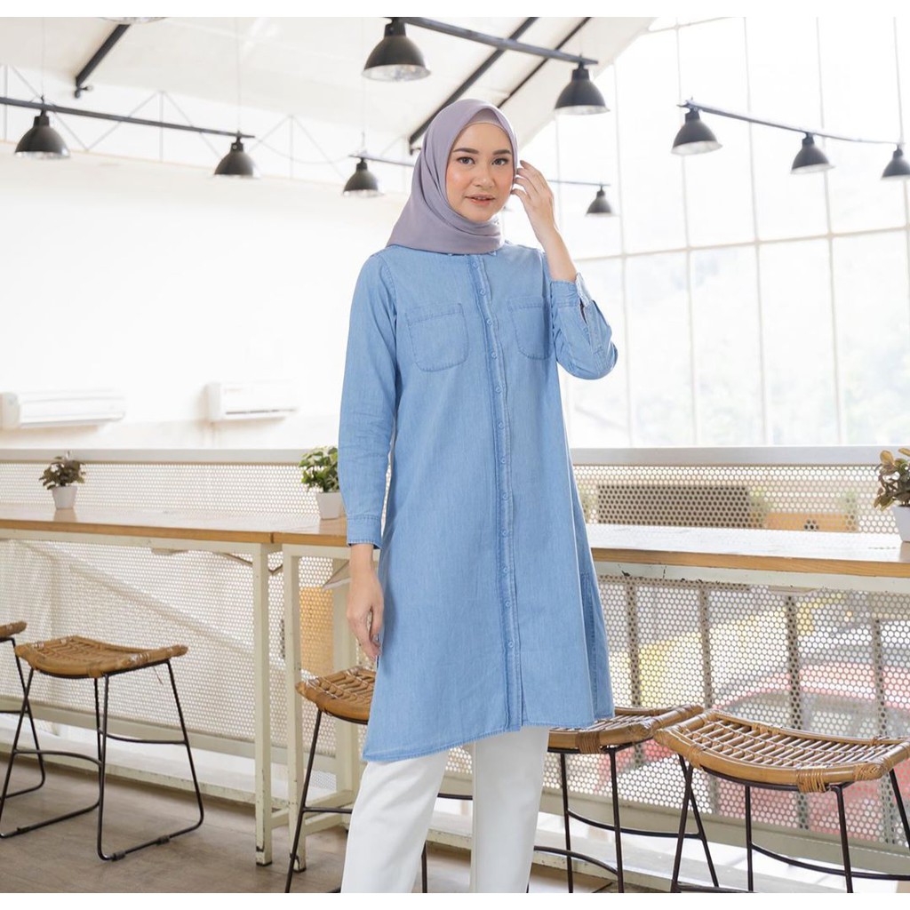 TUNIK JEANS WANITA