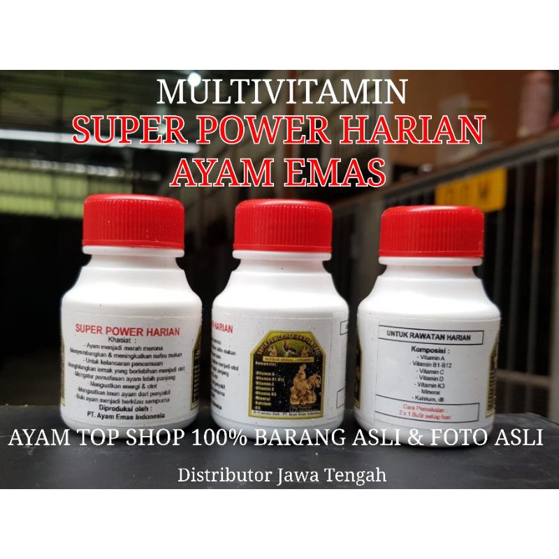 Multivitamin SUPER POWER HARIAN AYAM EMAS