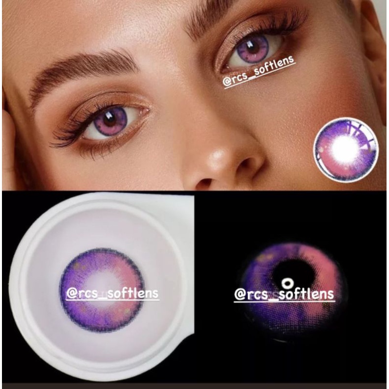 RCS✅ NEW - Softlens cosplay import Softlens Korea kpop by FRESHLADY softlens  warna biru ungu