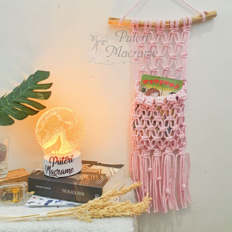 Macrame Gantungan Buku A