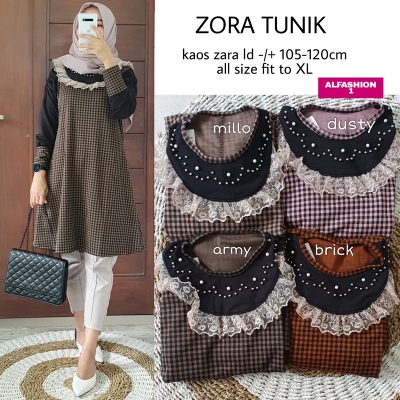 ZORA TUNIK ORIGINAL BY ALFASHION SOLO