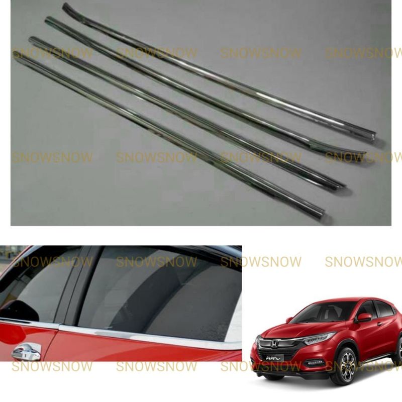 List Kaca Samping Honda Hrv Chrome