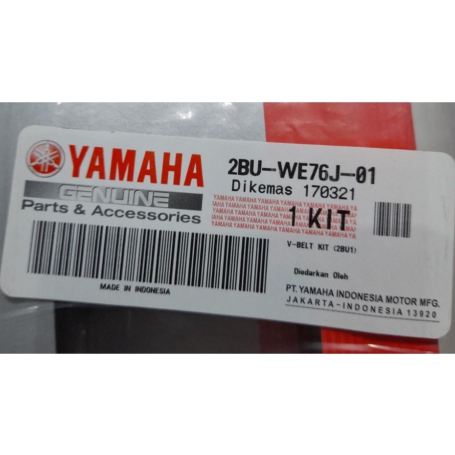 V Belt Set Van Belt Set Ban Penggerak Set Yamaha X Ride XRide 2BU WE76J 00