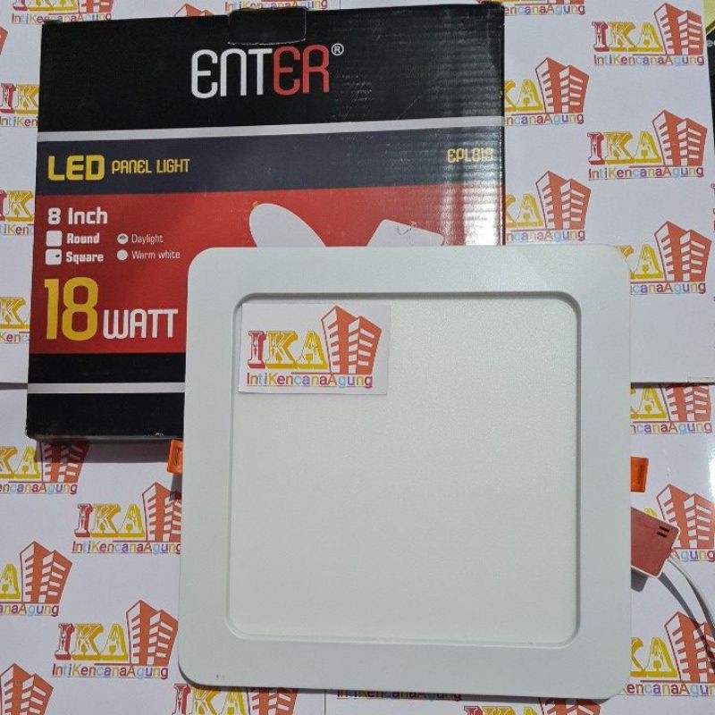 led panel 18watt 8inch kotak inbow lampu led panel 18watt
