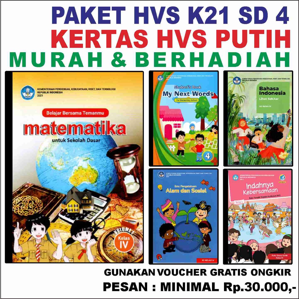 Cevvimet BUKU PAKET SISWA KUMER SD Kelas 4 CEMERLANG K21 CERIA KURIKULUM MERDEKA MATEMATIKA BAHASA I