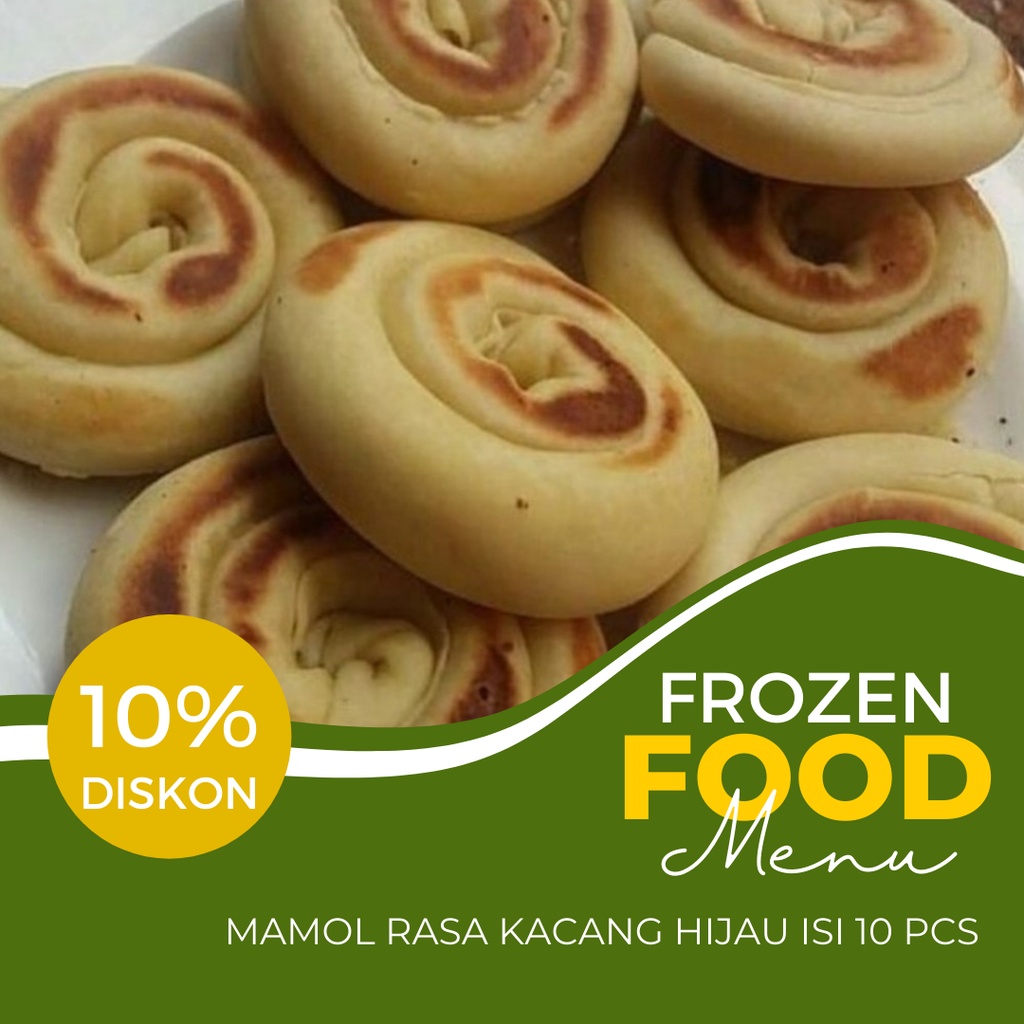 

Mamol Frozen Rasa Kacang Hijau Arshaka Food isi 10 pcs