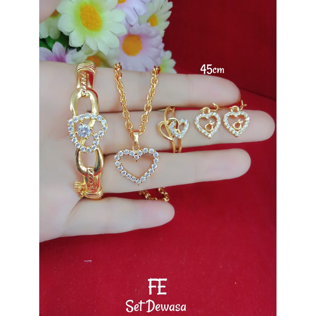 SET PERHIASAN DEWASA LOVE XUPING GOLD 24K