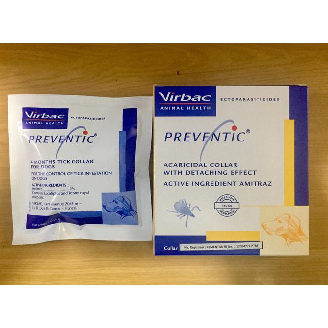 Jual Virbac Preventic Tick Collar For Dog Kalung Anti Kutu Anjing