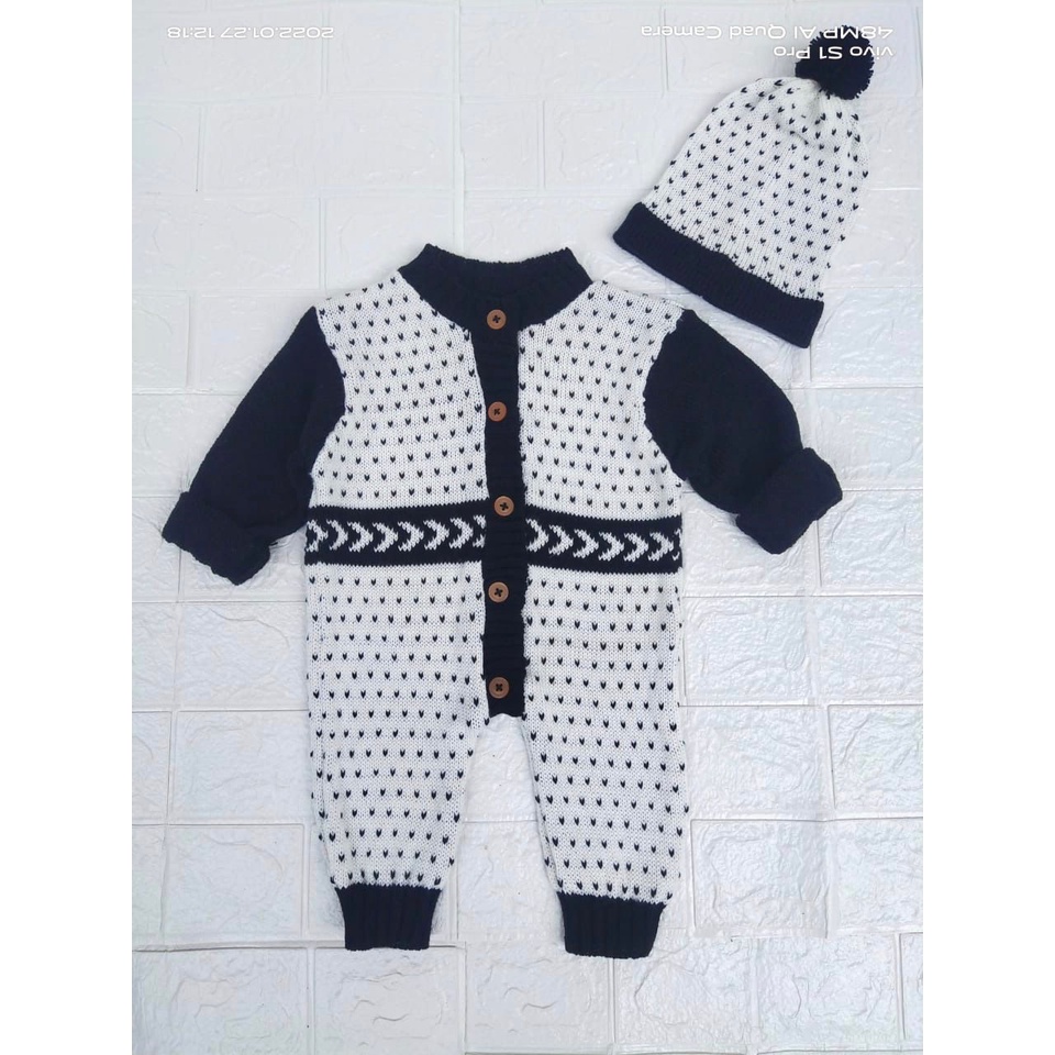 JUMPER RAJUT VOLCADOT 0-6 bulan/Jumper Bayi/Jumper Bayi UNISEX/Jumper Bayi Perempuan/Jumper Bayi Laki-laki