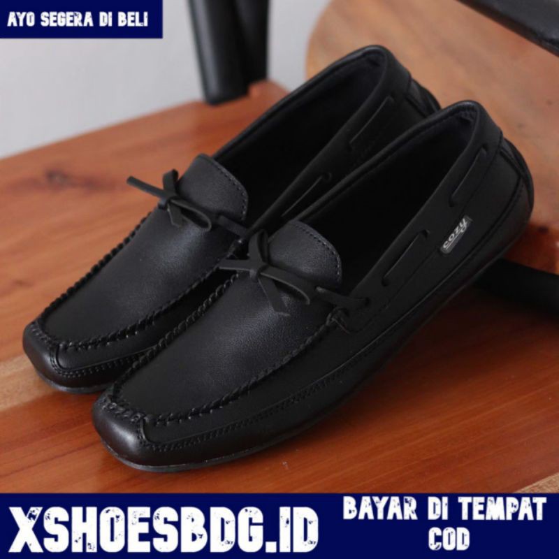 XSHOESBDG.ID X Hoston Sepatu Kasual Pria Slip On Slop Casual Formal Kerja Kantor Kondangan Terbaru