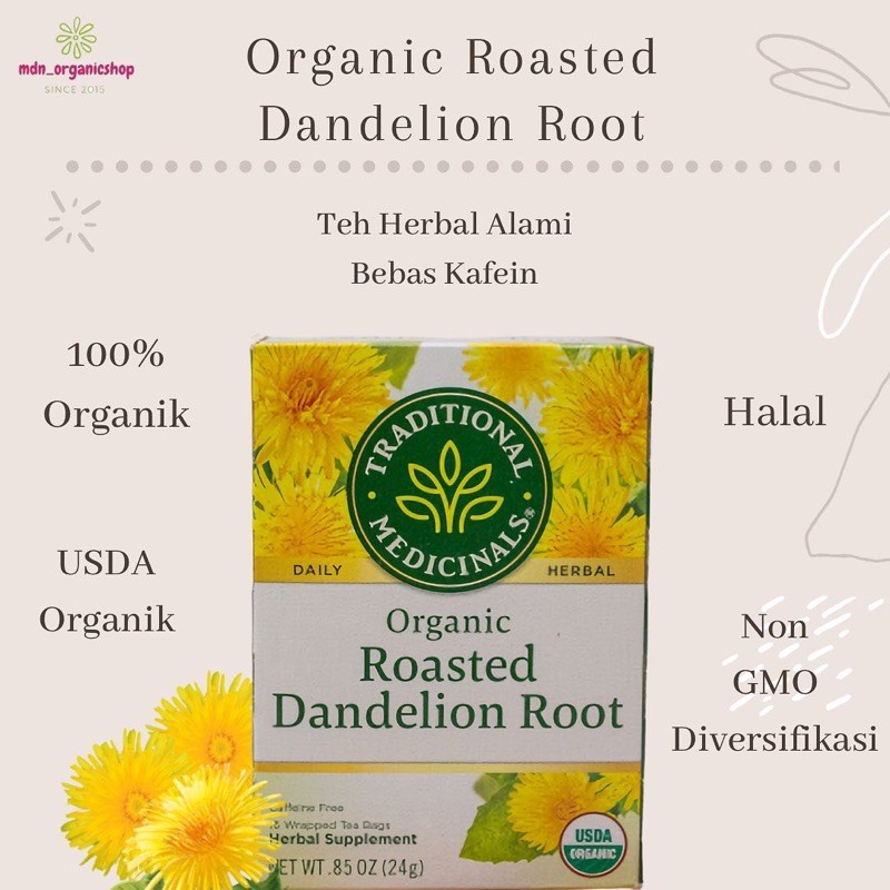 

Organic Roasted Dandelion Root Tea