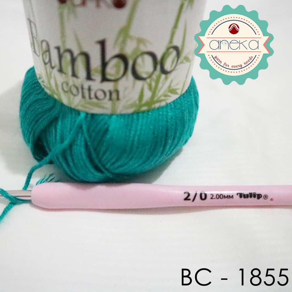 Benang Rajut Katun Bambu / Bamboo Cotton Yarn 2 - 1855 Tosca Muda