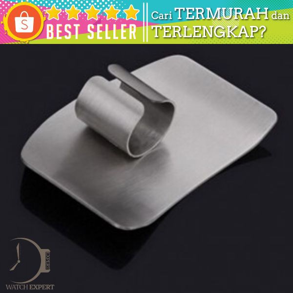 Pelindung Jari Pisau Stainless Steel - Silver