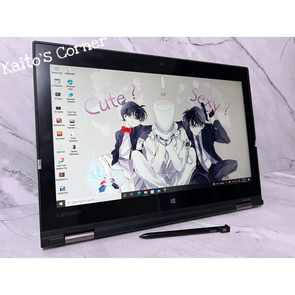 LAPTOP LENOVO YOGA 260 CORE i5/i7 GEN 6 - LAYAR 12,5 INCH TOUCHSCREEN SLIM COCOK BUAT KANTORAN / KULIAHAN / GAMING - BONUS TAS