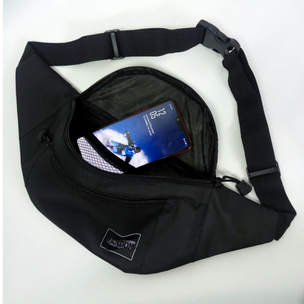 Waist Bag Tas Selempang Pinggang Waistbag Selempang Sling Bag SlingBag Pria Wanita Cowok Cewek Murah