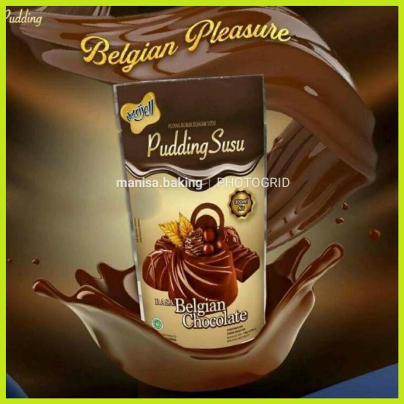 

NUTRIJELL PUDDING SUSU BELGIAN CHOCOLATE 130 GR PUDING COKLAT
