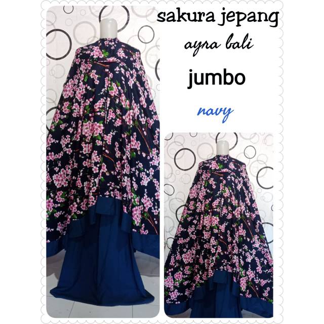 Mukena Bali Jumbo Sakura Jepang