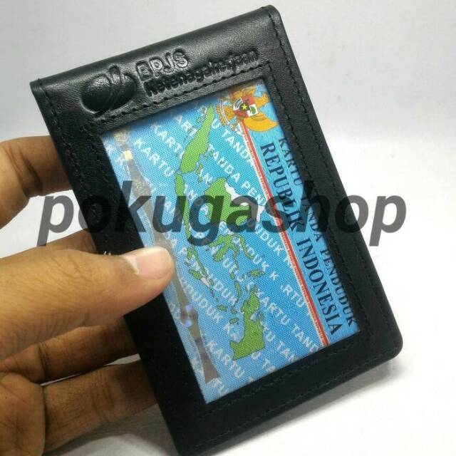 

Nametag kulit asli bpjs ketenagakerjaan /id card holder kulit asli /nametag kulit sapi unisex