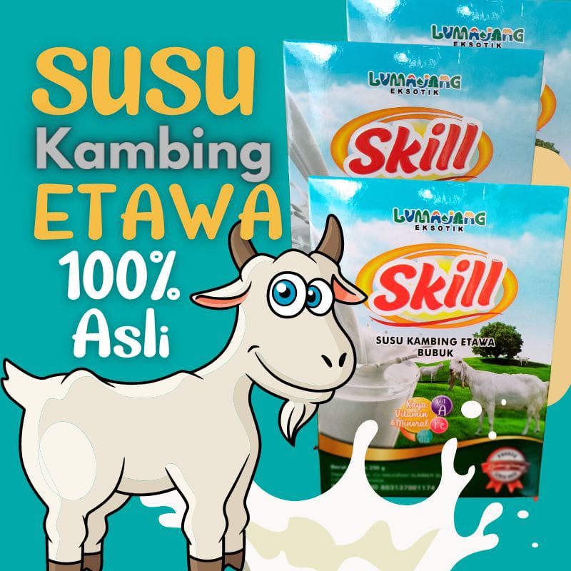 

Susu kambing etawa premium bubuk SKILL