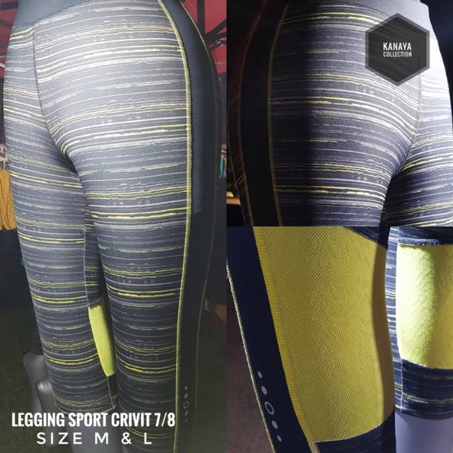Legging Sport Crivit 7/8 - Legging Sport - Legging Olahraga - Legging yoga