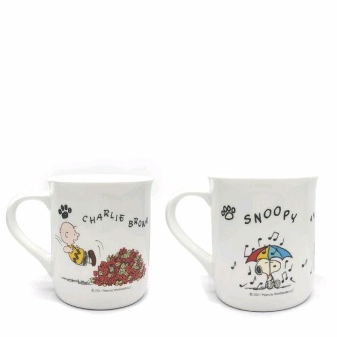 Corelle 2Pcs Mug Set - Snoopy Re-Born CUCI GUDANG