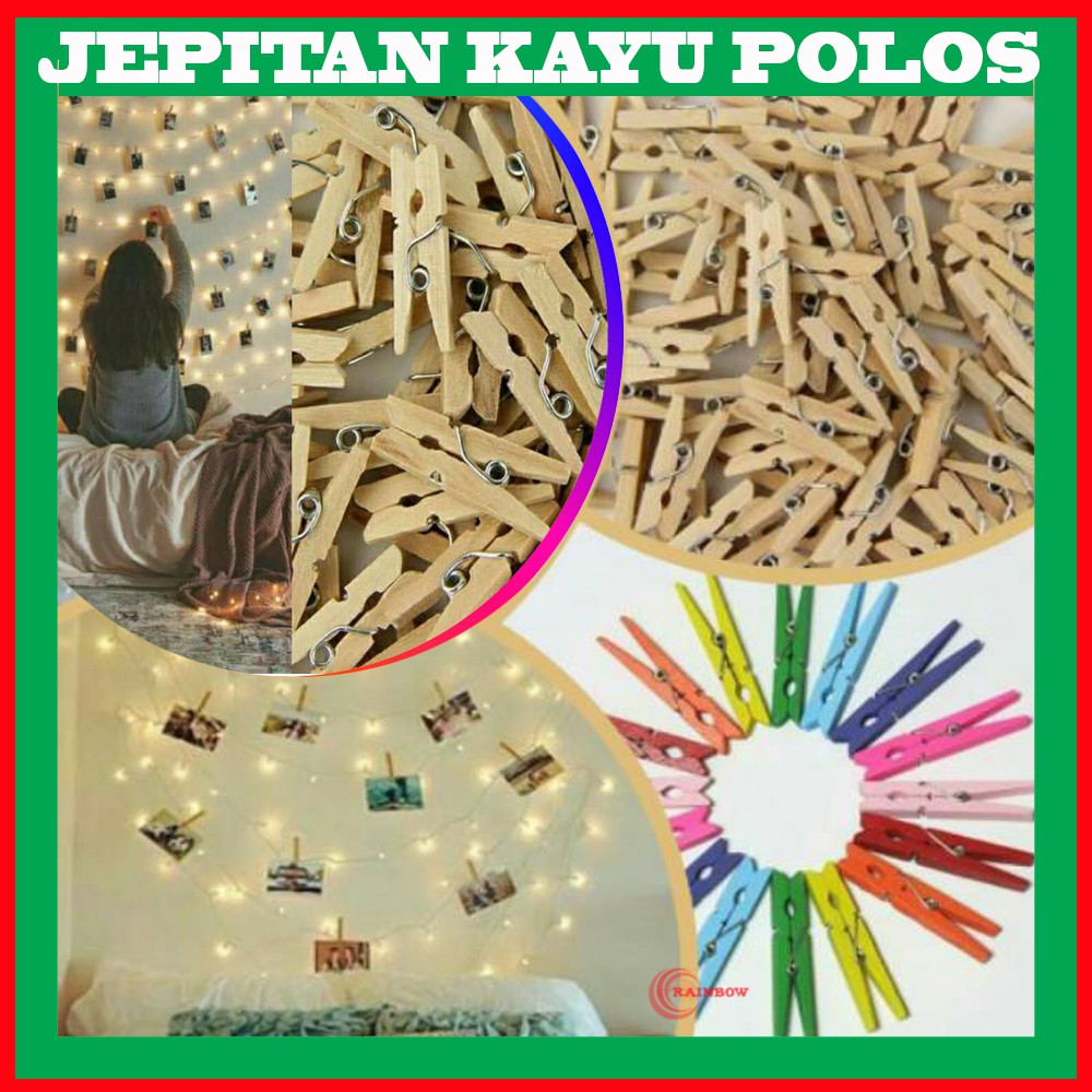 Jepitan Foto kayu Penjepit Poto Polaroid / Jepitan Untuk Foto Polaroid / Jepitan Foto Polaroid Jepit