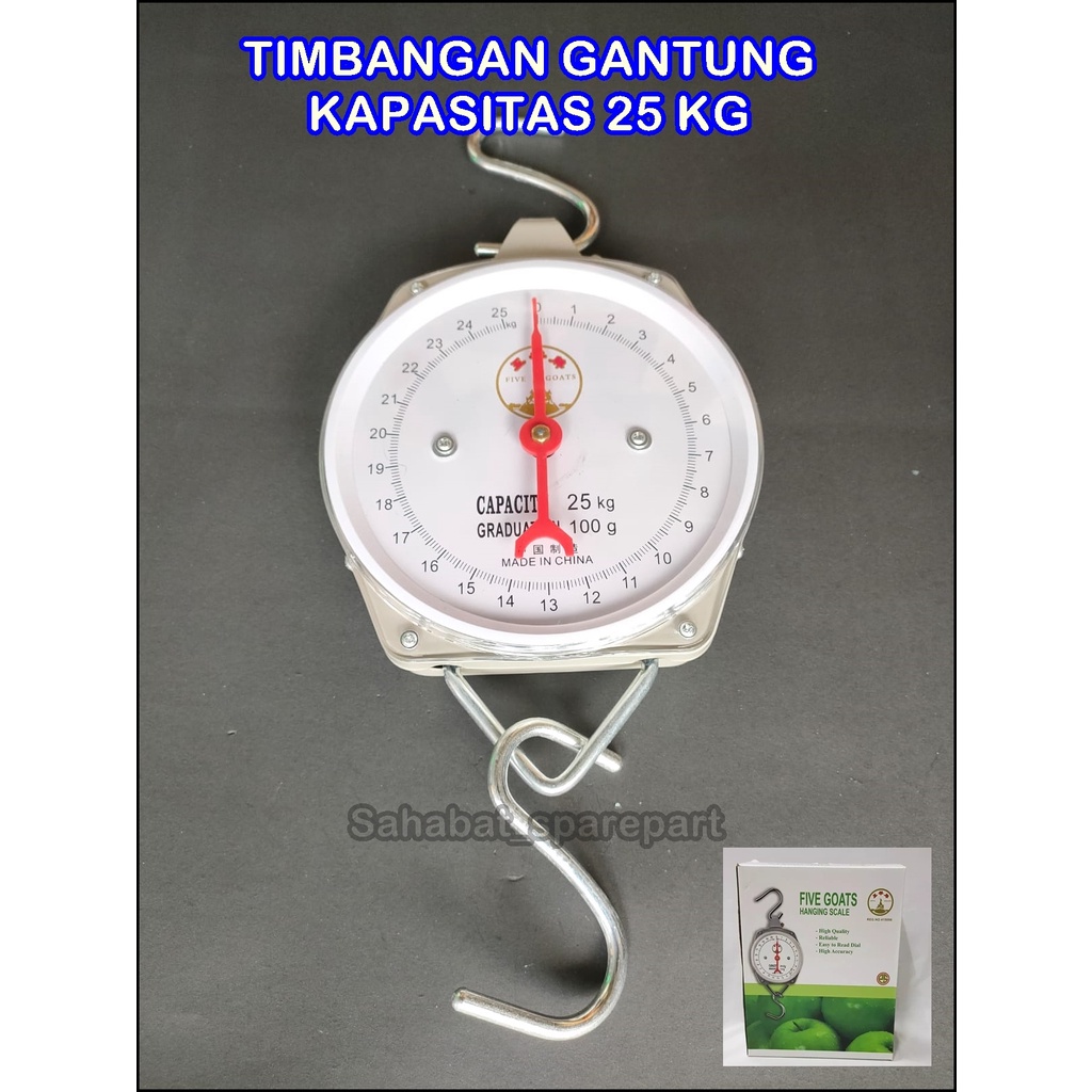 TIMBANGAN GANTUNG KAPASITAS 25 KG 50 KG DAN 100 KG