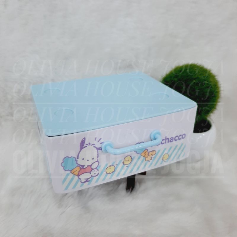 

Box Laci Pendek Kotak Printing Pochacco Biru Laci Pochacco Biru