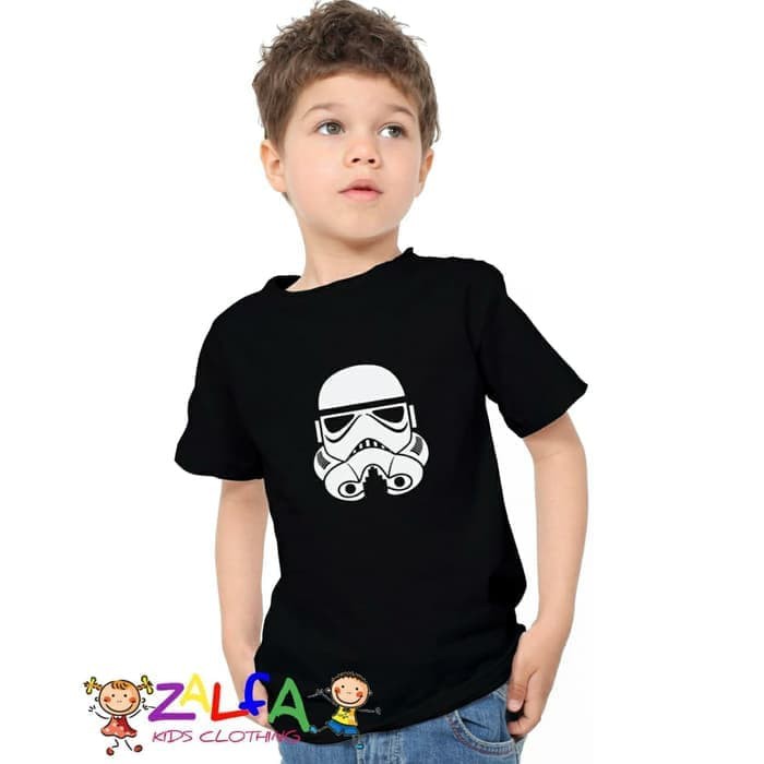 Tshirt Kaos Baju Anak Star Wars Storm trooper - High Quality