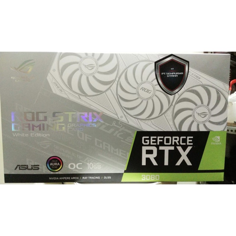 Asus Geforce RTX 3080 STRIX OC WHITE EDITION 10GB DDR6X 320BIT