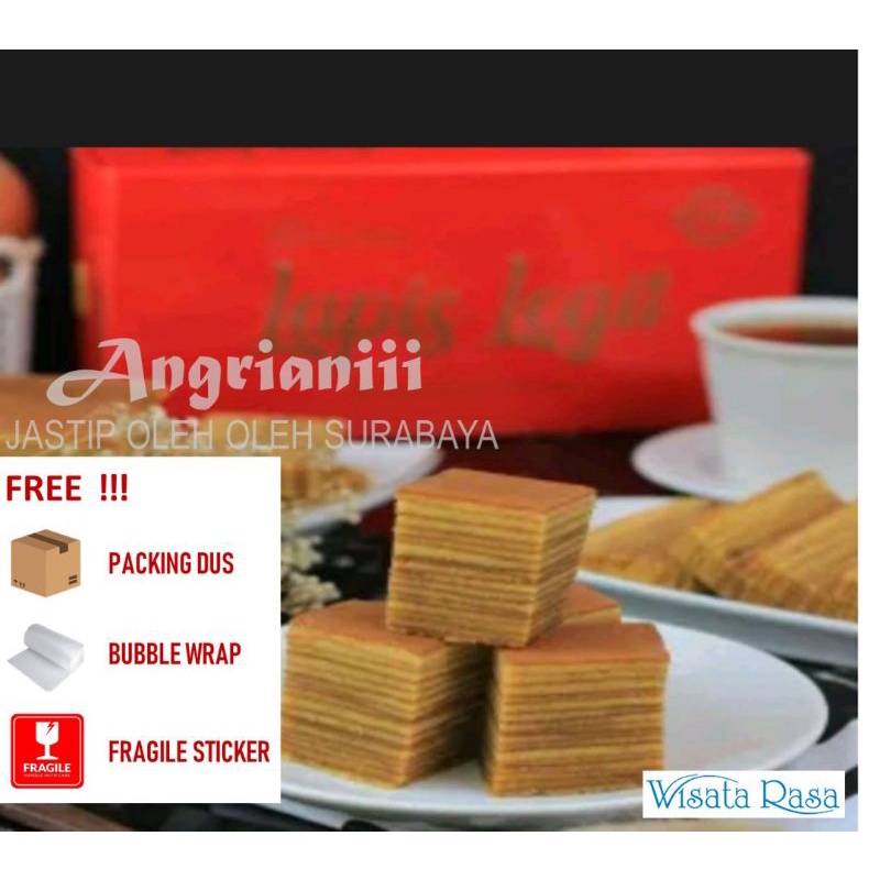 Lapis Legit 500gram - Wisata Rasa - Free packing dus dan bubble wrap