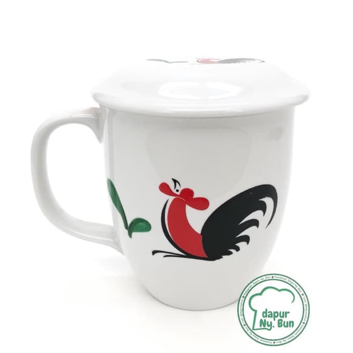 

Cangkir + Tutup Seri 11 Ayam Jago Seri 2 Mug Teh Cangkir Kopi