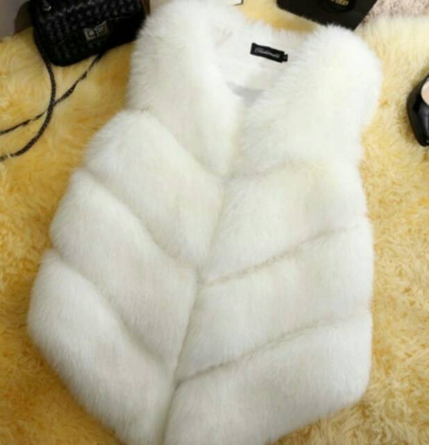 FAUX FUR VEST #1915