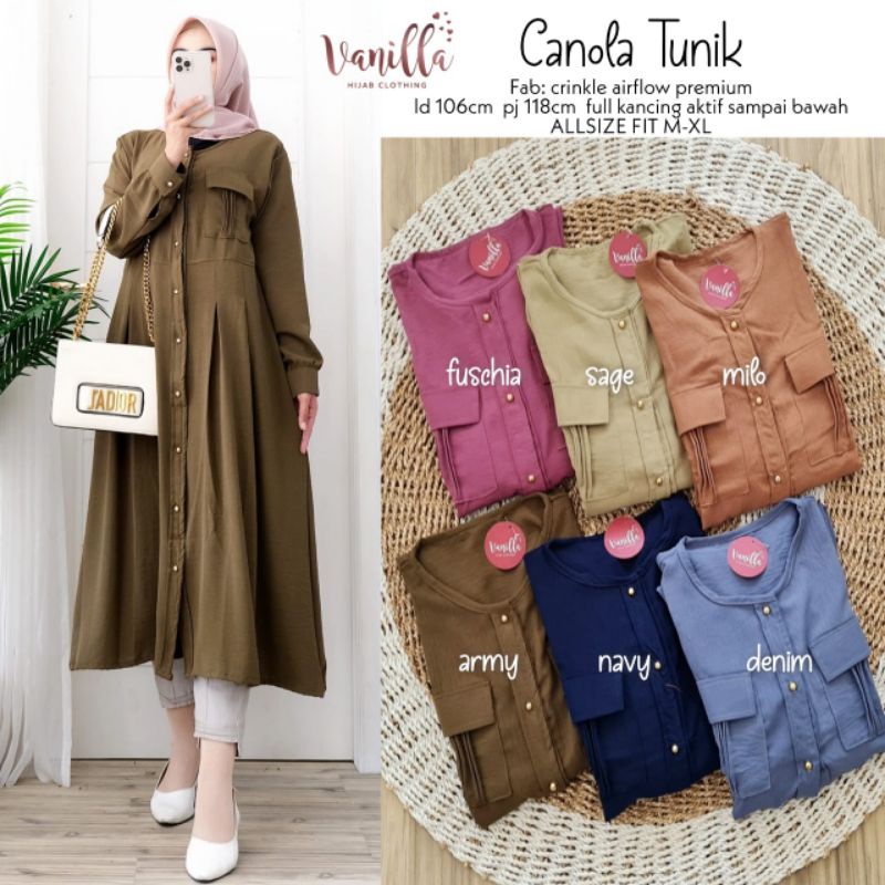 canola tunik ori by  vanilla