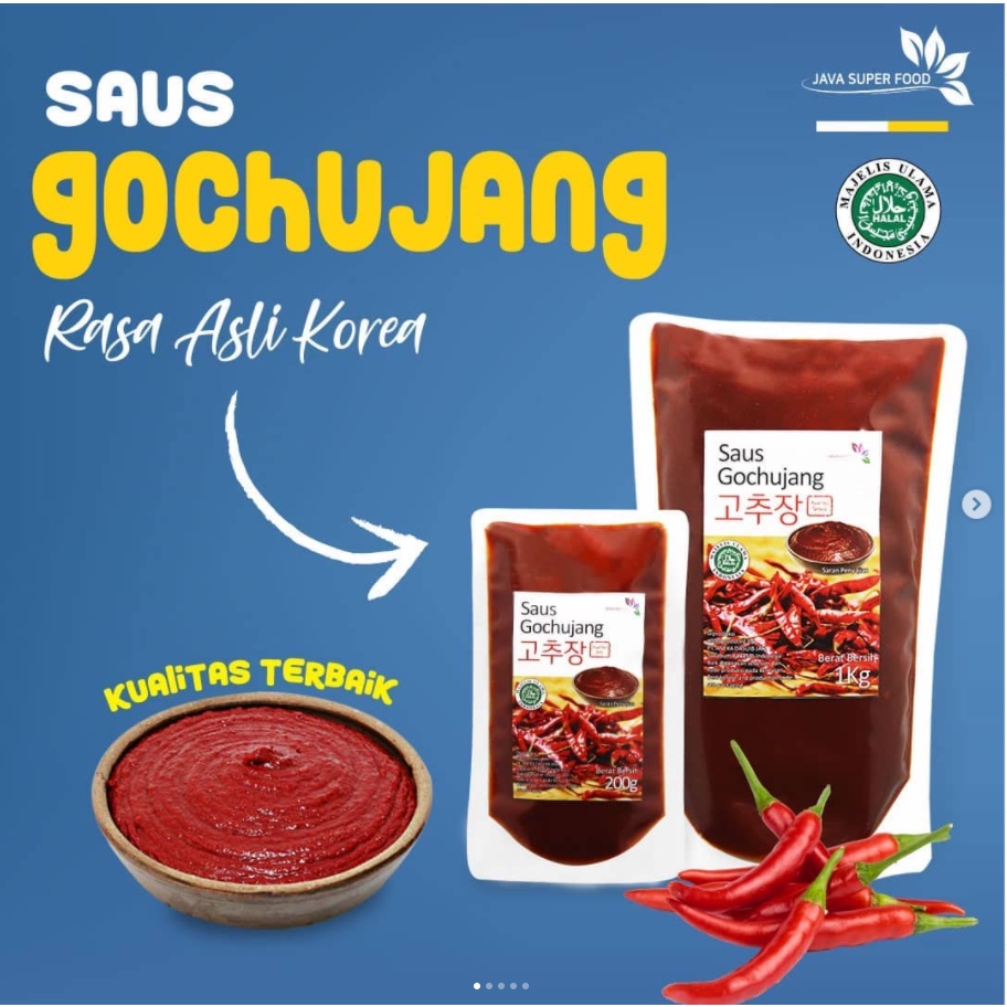 [HALAL] Gochujang 1Kg Rasa Asli Korea/Sauce Sambel Pasta/Chili Paste