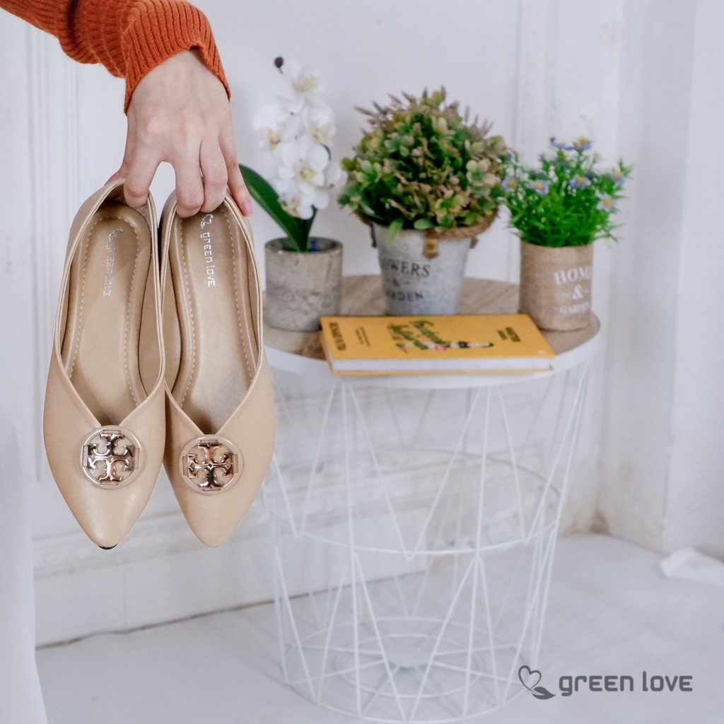 Green Love Sepatu Flat GISSELE