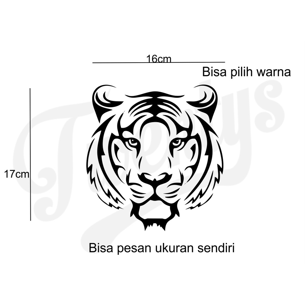 

STIKER KEPALA SINGA STICKER CUTTING BISA DITEMPEL DIMANAPUN