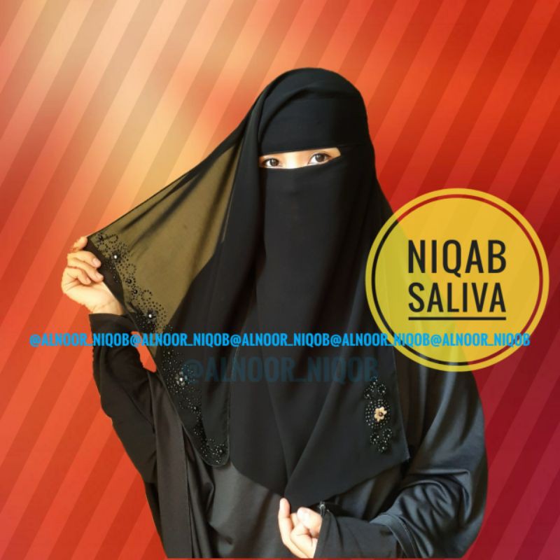 niqab yemen saliva by Alnoor niqob nikop cantik nikob terbaru cadar yaman cadar al noor