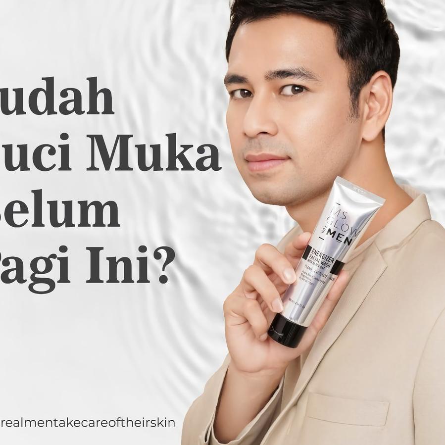 ぇ MS Glow For Men Man Facial Wash Original Sabun Cuci Muka MS Ma Glow Men Perawatan Cowok pria msglow for men Original Official Store Bekasi Shop Shopee Indonesia ㆄ